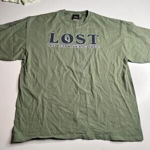 Lost at Red River Gorge T-Shirt XL Green Prairie Mountain Don't Find Me Hiking
